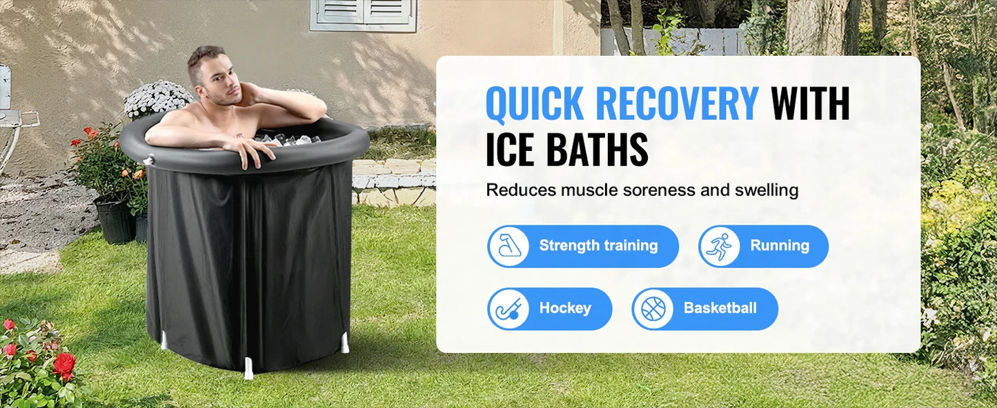 Elite ice bath recuperación con hielo portatil
